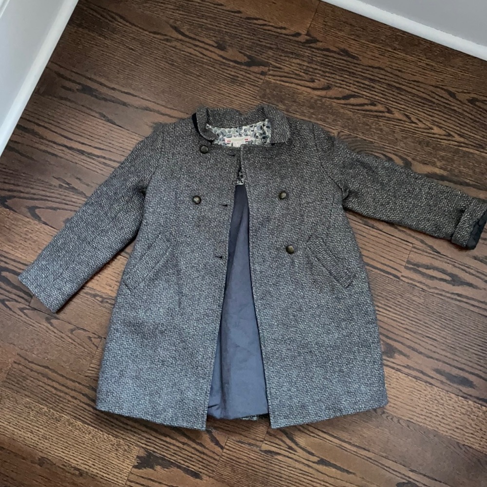 Bonpoint Size 8 Girls Winter Wool Dress Coat